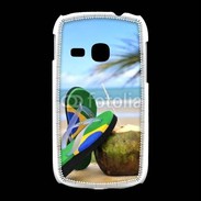 Coque Samsung Galaxy Young Plage Brésil et noix de coco
