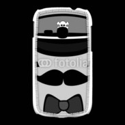 Coque Samsung Galaxy Young Moustache et casquette tête de mort