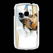 Coque Samsung Galaxy Young Chien littéraire