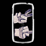 Coque Samsung Galaxy Young double fuck gants