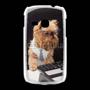Coque Samsung Galaxy Young Chien informaticien