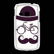 Coque Samsung Galaxy Young Moustache vélo 10