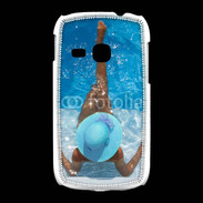 Coque Samsung Galaxy Young Femme à la piscine