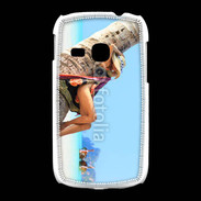 Coque Samsung Galaxy Young Sieste contre un palmier sur la plage