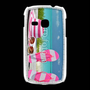 Coque Samsung Galaxy Young La vie en rose à la plage