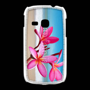 Coque Samsung Galaxy Young Fleurs à la plage