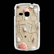 Coque Samsung Galaxy Young Toi et moi sur la plage