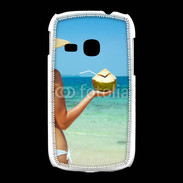 Coque Samsung Galaxy Young Cocktail noix de coco sur la plage 5