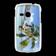 Coque Samsung Galaxy Young Palmier et charme sur la plage