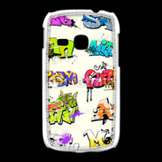 Coque Samsung Galaxy Young Graffiti wall vector urban art