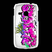 Coque Samsung Galaxy Young Graffiti wall background, urban art 1000