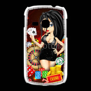 Coque Samsung Galaxy Young Lady au casino