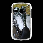 Coque Samsung Galaxy Young Moto chromée