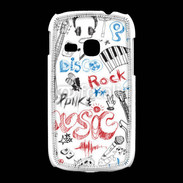 Coque Samsung Galaxy Young Eléments de musique en dessin