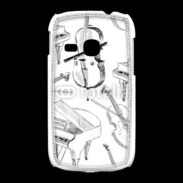 Coque Samsung Galaxy Young Instruments de musique en dessin 90