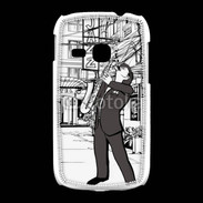 Coque Samsung Galaxy Young La vie en Jazz noir et blanc 55