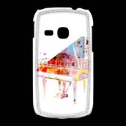 Coque Samsung Galaxy Young Piano en dessin multicouleurs