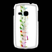 Coque Samsung Galaxy Young Portée de notes en couleur 50