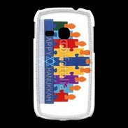 Coque Samsung Galaxy Young Puzzle religieux