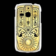 Coque Samsung Galaxy Young Islam noir et jaune 25