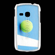 Coque Samsung Galaxy Young Cours de tennis béton bleu