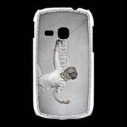 Coque Samsung Galaxy Young Escrime noir et blanc