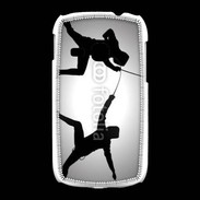 Coque Samsung Galaxy Young Silhouette d'escrimeurs