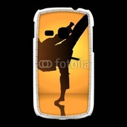 Coque Samsung Galaxy Young Silhouette de karatéka