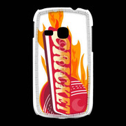 Coque Samsung Galaxy Young Cricket balle flamme