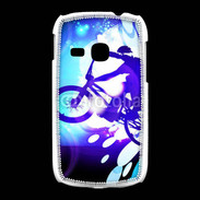 Coque Samsung Galaxy Young Illustration BMX bleu