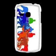 Coque Samsung Galaxy Young Illustration mêlée de rugby