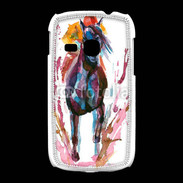 Coque Samsung Galaxy Young Equitation en peinture 10
