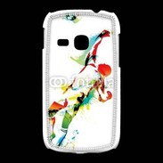 Coque Samsung Galaxy Young Gardien de football en couleurs 500
