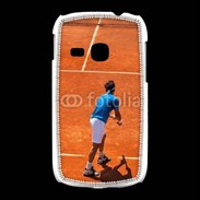 Coque Samsung Galaxy Young Match de tennis sur terre battue : service