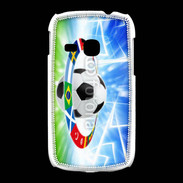 Coque Samsung Galaxy Young Soccer ball, national team flags