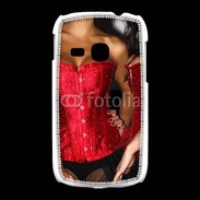 Coque Samsung Galaxy Young Belles et sexy en noir et rouge
