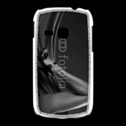 Coque Samsung Galaxy Young Jambe sexy en noir et blanc 10