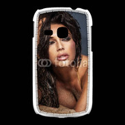 Coque Samsung Galaxy Young Portait de brune charmante 5