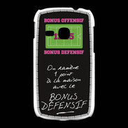 Coque Samsung Galaxy Young 1 point bonus offensif-défensif Noir