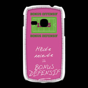 Coque Samsung Galaxy Young Mêlée relevée Bonus offensif-défensif Rose