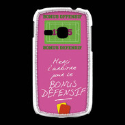 Coque Samsung Galaxy Young Merci l'arbitre Bonus offensif-défensif Rose