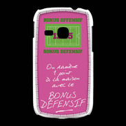 Coque Samsung Galaxy Young 1 point bonus offensif-défensif Rose