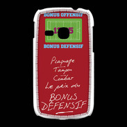 Coque Samsung Galaxy Young Plaquage Bonus offensif-défensif Rouge