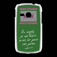 Coque Samsung Galaxy Young Les potes Bonus offensif-défensif Vert
