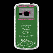 Coque Samsung Galaxy Young Plaquage Bonus offensif-défensif Vert