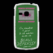 Coque Samsung Galaxy Young 1 point bonus offensif-défensif Vert