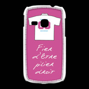 Coque Samsung Galaxy Young Pilier droit Bonus offensif-défensif Rose