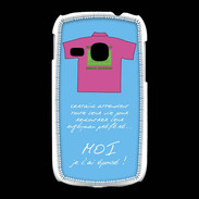 Coque Samsung Galaxy Young Moi je l'ai épousé Bonus offensif-défensif Bleu