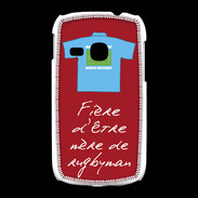 Coque Samsung Galaxy Young Mère de rugbyman Bonus offensif-défensif Rouge 2