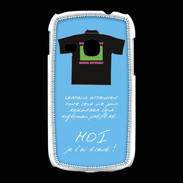 Coque Samsung Galaxy Young Moi je l'ai élevé Bonus offensif-défensif Bleu 2